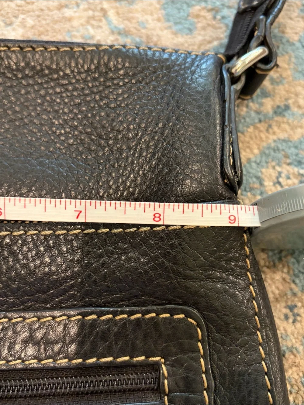 Fossil Black Leather Handbag